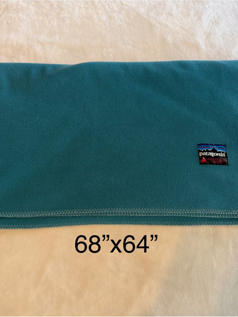 Vintage Patagonia Synchilla large fleece throw blanket 1990’s